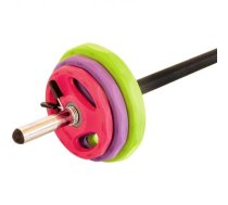 Body Pump komplekts Prove 20kg (Metāla diski ar gumijas pārklājumu)