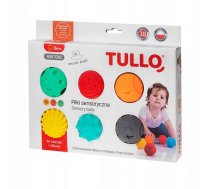 Sensory balls, faces 6 pcs. AM Tullo colored 462