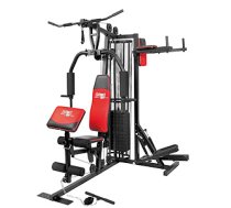 CHRISTOPEIT SPORT fitmesa stacija Profi Center: Step+Dips 60 kg de Luxe Black