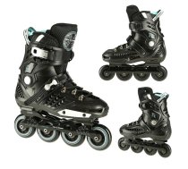 Skrituļslidas NA20001 BLACK SIZE 37 SLALOM IN-LINE SKATES NILS EXTREME