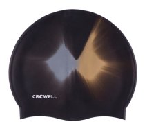 Crowell Multi-Flame-08 silicone swimming cap