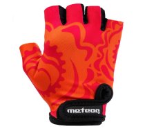 Meteor Kids S Big flower cycling gloves