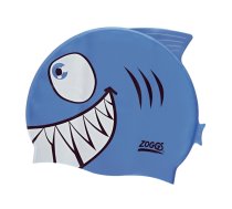 Plaukimo kepurė ZOGGS Silicone Jnr Character Cap - Blue Jaws