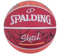 Basketbola Bumba SPALDING SKETCH JUMP S.7 RED WHITE