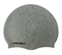 Silicone swimming cap Crowell Recycling Pearl silver col.2