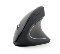 GEMBIRD MOUSE USB OPTICAL WRL BLACK/ERGONOMIC MUSW-ERGO-01 GEMBIRD MUSW-ERGO-01