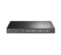 TP-LINK Switch||TL-SL1226P|Desktop/pedestal|24x10/100Base-T|2x10/100/1000Base-T|24 PoE+ ports|TL-SL1226P (TL-SL1226P)