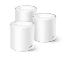TP-LINK Wireless Router||Wireless Router|1500 Mbps|Mesh|Wi-Fi 6|1x10/100/1000M|1x2.5GbE|DHCP|DECOX10 (3-Pack) (DECOX10(3-PACK))