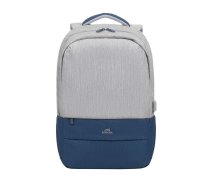 NB BACKPACK ANTI-THEFT 17.3"/7567 GREY/DARK BLUE RIVACASE (7567GREY/DARKBLUE)