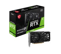 MSI Videokarte MSI NVIDIA GeForce RTX 3050 6 GB GDDR6 GEFORCE RTX 3050 VENTUS 2X E 6G OC