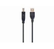 Gembird USB 2.0 A to B Cable, 3m, Black – CCP-USB2-AMBM-10 (CCP-USB2-AMBM-10)
