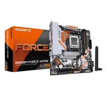 GIGABYTE Motherboard||AMD B850|Socket AM5|micro ATX|RAM DDR5-SDRAM|2x Slots|Wi-Fi: Yes|Bluetooth: Yes|3x M.2 (M) slots|B850M FORCE WIFI6E (Rev. 1.2)|B850MFORCEWF6E1.2 (B850M FORCE WF6E 1.2)