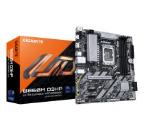 GIGABYTE Motherboard||Intel B860 Express|LGA1851|Micro-ATX|DDR5 Memory|4 Memory Slots|2xPCI-Express x1|1xPCI-Express x16|2xM.2|1xHDMI|1xDisplayPort|1xAudio In|1xAudio Out|1xMicrophone|3xUSB 2.0|3xUSB 3.2|1xPS/2|1xRJ45|B860MD3HP1.0 (B860M D3HP 1.0)