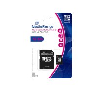 MEDIARANGE Atmiņas karte MICRO SDHC 16GB C10/W/ADAPTER MR958 MEDIARANGE MR958