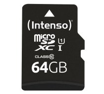 Intenso MEMORY MICRO SDXC 64GB UHS-I/W/ADAPTER 3423490 (3423490)
