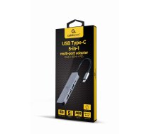 GEMBIRD I/O ADAPTER USB-C TO HDMI/USB3/5IN1 A-CM-COMBO5-03 GEMBIRD A-CM-COMBO5-03