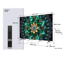 TCL TV Set|65"|4K Ultra HD|3840 x 2160 pixels|Flat|16:9|QD-Mini LED|65Q6C (65Q6C)