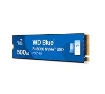 SSD|WESTERN DIGITAL|Blue SN5000|500GB|M.2|PCIe Gen4|NVMe|Write speed 4000 MBytes/sec|Read speed 5000 MBytes/sec|2.38mm|TBW 300 TB|WDS500G4B0E (WDS500G4B0E)