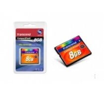 Transcend Compact Flash 8GB High Speed 133x ( TS8GCF133 TS8GCF133 TS8GCF133 ) atmiņas karte