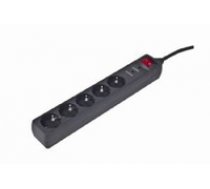 EnerGenie Surge Protector SPG5-C-5/ 1.5 m/ 5 Sockets/ Black ( SPG5 C 5 SPG5 C 5 SPG5 C 5 ) nepārtrauktas barošanas avots UPS