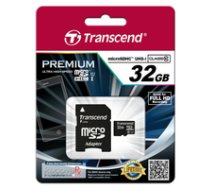 TRANSCEND 32GB MicroSDHC Cl10 UHS-I Adap ( TS32GUSDU1 ) atmiņas karte