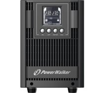 BlueWalker PowerWalker VFI 2000 AT UPS (black 3x protective contact) ( 10122181 1688770 4260074982466 ) nepārtrauktas barošanas avots UPS