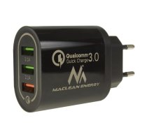 Maclean Energy MCE479B 3xUSB ladetajs QC 3.0 ( MCE479 B MCE479B ) iekārtas lādētājs