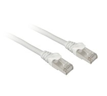 Sharkoon patch network cable SFTP  RJ-45  with Cat.7a raw cable (white  1 meter) ( 4044951029402 4044951029402 ) kabelis  vads