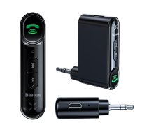 Baseus WXQY-01 Auto AUX Ligzdas 3.5mm Bluetooth Uztvērējs ar Telefona atbildes funkciju Melns ( WXQY 01 WXQY 01 WXQY 01 ) FM transmiteris