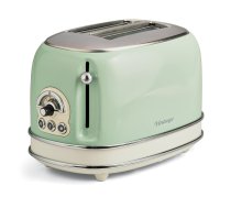 Ariete Toaster Vintage A155/14 Light Green ( 8003705114913 0155 00C015514AR0 0155GR 155 Verde A155/14 ARI-155-GR ) Tosteris