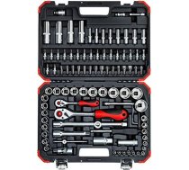 Gedore Red socket wrench set 1/4 "+ 1/2"  94 pieces (red / black  with reversible ratchets  SW 4mm - 32mm) ( 3300057 3300057 )