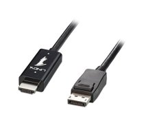 Sharkoon DisplayPort 1.2 to HDMI 4K - Active - 1m - white ( 4044951020263 4044951020263 ) kabelis video  audio