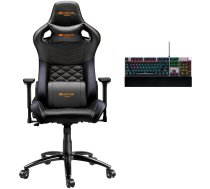 CANYON Nightfall GС-7 Gaming chair  PU leather  Cold molded foam  Metal Frame  Top gun mechanism  90-160 dgree  3D armrest  Class 4 gas lift ( CND SGCH7 CND SGCH7 CND SGCH7 ) datorkrēsls  spēļukrēsls