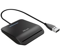 Trust Primo smart card reader Indoor USB CardBus+USB 2.0 Black 23890 ( 8713439238907 23890 TRUST 23890 ) karšu lasītājs