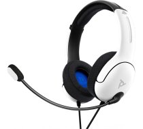 PDP Headset Stereo LVL40 weiss fur Playstation 4 und 5 ( 051 108 EU WH 708056065973 ) austiņas