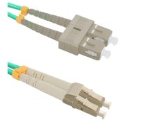 Optic patchcord LC/UPC- SC/UPC MM 50/125 OM4 10 ( 54352 5901878543529 ) kabelis vads