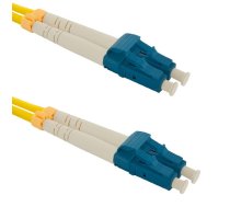 Qoltec Optic Patchcord LC/UPC-LC/UPC SM 9/125 G652D 1m ( 54014 ) kabelis vads