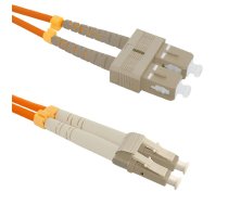 Optic patchcord SC/UPC- LC/UPC MM 50/125 OM2 5m ( 54042 ) kabelis vads
