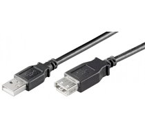 Techly Hi-Speed USB 2.0 extension cable A-A M/F 30cm black ( 686221 686221 ) USB kabelis