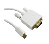 Cable DisplayPort USB 3.1 CM/VGA M 1080p 2m ( 50419 ) kabelis vads