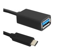 Qoltec Cable USB 3.1 typC Male / USB 3.0 A F 0 2m ( Q 50485 5901878504858 ) USB kabelis