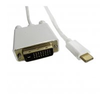 Cable DisplayPort USB 3.1 CM/DVI M 4Kx2K 1m ( 50416 ) kabelis vads