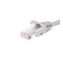 Netrack patch cable RJ45 snagless boot Cat 5e UTP 2m grey ( BZPAT2U5E ) kabelis vads