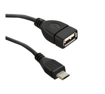Qoltec Cable USB 2.0 AF / micro USB M 0 2m ( 50404 5901878504049 ) kabelis vads