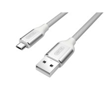 Unitek Cable USB to microUSB 2.0 Silver Y-C4026ASL ( Y C4026ASL Y C4026ASL ) kabelis  vads