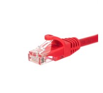 Netrack patch cable RJ45 snagless boot Cat 5e UTP 1.5m red ( BZPAT1P5UR ) kabelis vads