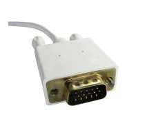 Cable DisplayPort USB 3.1 CM/VGA M 1080p 1m ( 50418 ) kabelis vads