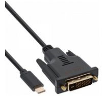 64131 Videokabel-Adapter 1 m USB C DVI-D Schwarz (64131) ( 64131 64131 64131 ) kabelis  vads