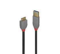 Lindy USB 3.0 Kabel Typ A/Micro-B Anthra Line 0.5m ( 36765 36765 36765 ) kabelis  vads
