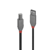 Lindy USB 2.0 Kabel Typ A/B Anthra Line 3m ( 36674 36674 36674 ) kabelis  vads